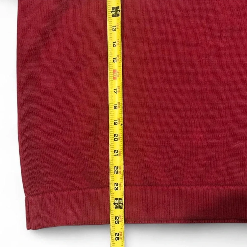 Vintage Tommy Hilfiger Made in Japan Red Crewneck Sweater Size Men’s Large